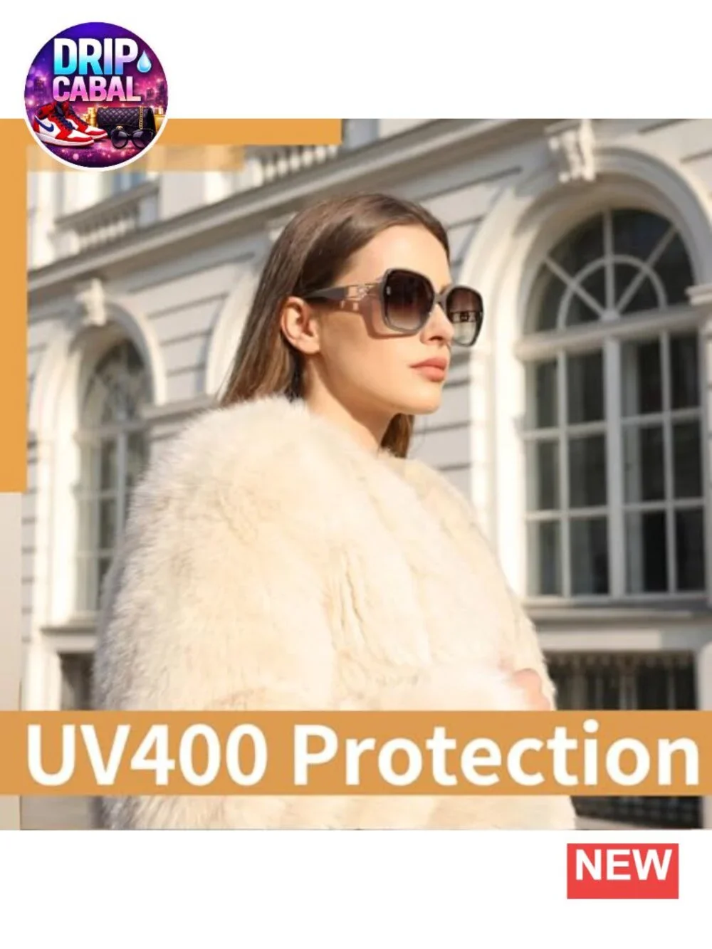 4 Pcs Retro 70s Oversized Square Sunglasses UV400 Protection Shades